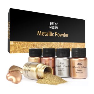 Let's Resin metál effekt pigment szett - 5 x 20 ml