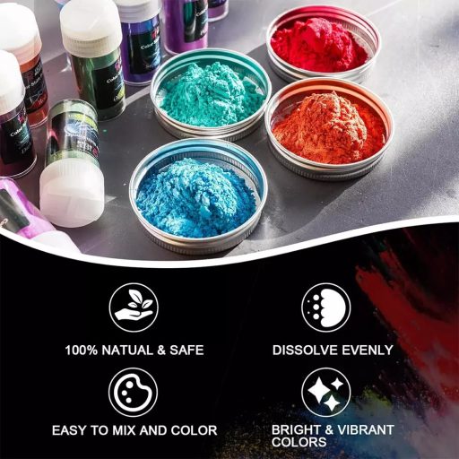 Let's Resin gyöngyház pigment szett - 60 x 5g