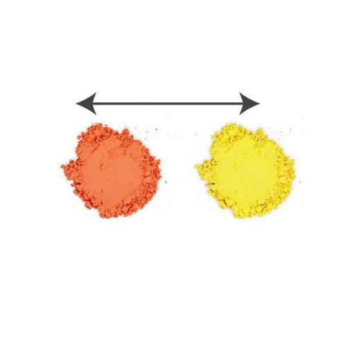 Let's Resin hőre színváltó pigment - 3 g, narancs/citrom