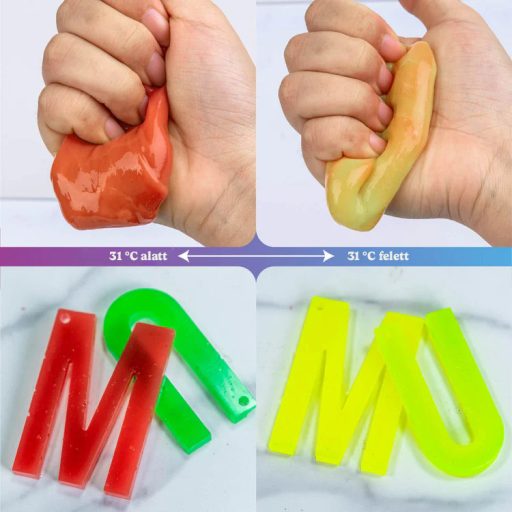 Let's Resin hőre színváltó pigment - 3 g, narancs/citrom