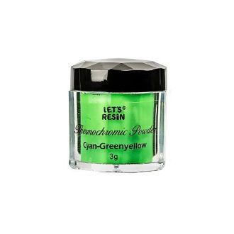   Let's Resin hőre színváltó pigment - 3 g, zöld-lime