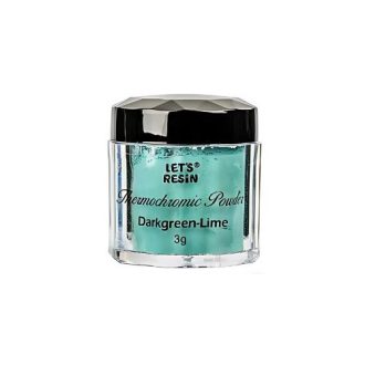   Let's Resin hőre színváltó pigment - 3 g, türkiz-zöld
