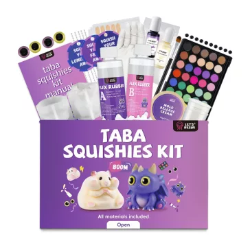 Let's Resin Squishy kezdő készlet - 16 részes