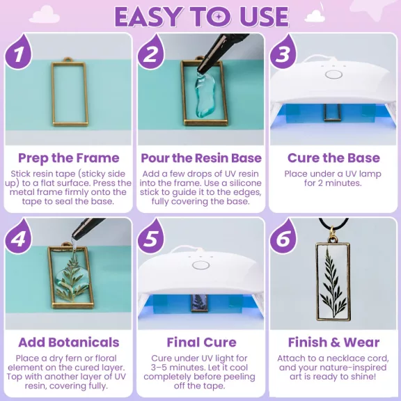 Let's Resin UV-gyanta szett - 
