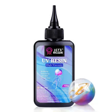 Let's Resin UV-gyanta - kemény, sűrű típus, 100 g