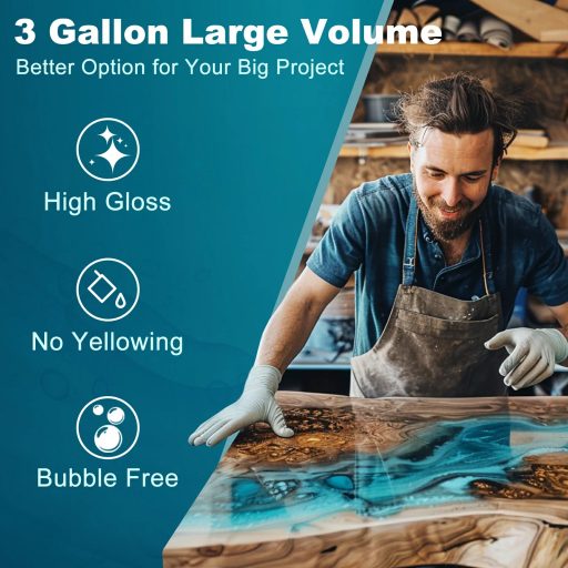 Let's Resin vastagon önthető epoxi öntőgyanta - 1,5 liter, lassú kötésű