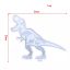 Szilikon öntőforma - t-rex