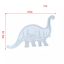 Szilikon öntőforma - dinoszaurusz