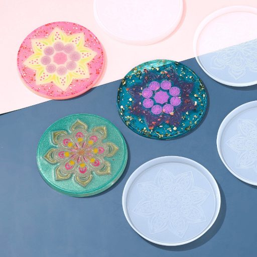 Szilikon öntőforma - mandala alátét 2.