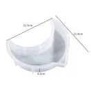 Szilikon öntőforma - tömb, hold