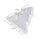 Szilikon öntőforma - tömb, fenyő