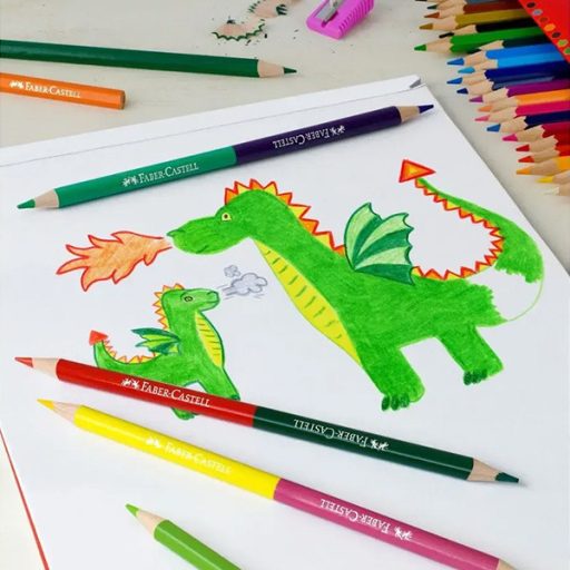 FABER-CASTELL Classic színes ceruza készlet, hatszögletű - 12+3 db