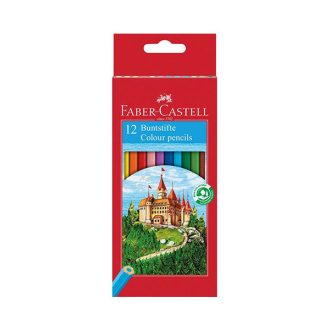   FABER-CASTELL Classic színes ceruza készlet, hatszögletű - 12 db