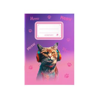 ICO Süni leckefüzet, A5 - cicás