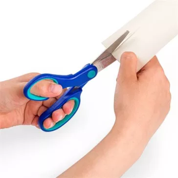 STAEDTLER Noris 965 iskolai olló, 14 cm, kék - balkezes