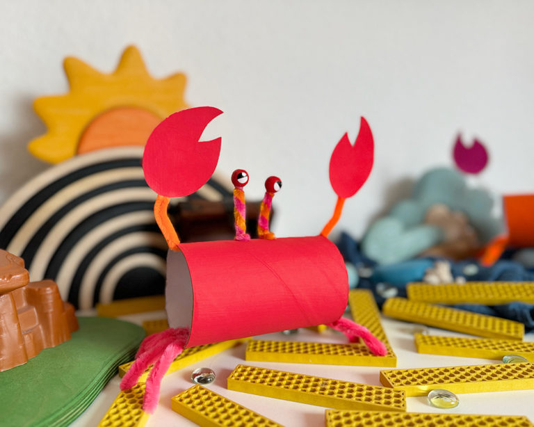 Rák chipses dobozból, Marabu KiDS Little Artist festékkel